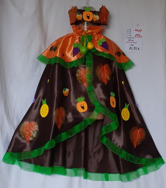 Pelerine Printul (Printesa) toamnei pentru copii intre 3 si 13 ani