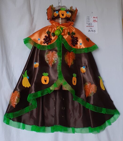 Pelerine Printul (Printesa) toamnei pentru copii intre 3 si 13 ani